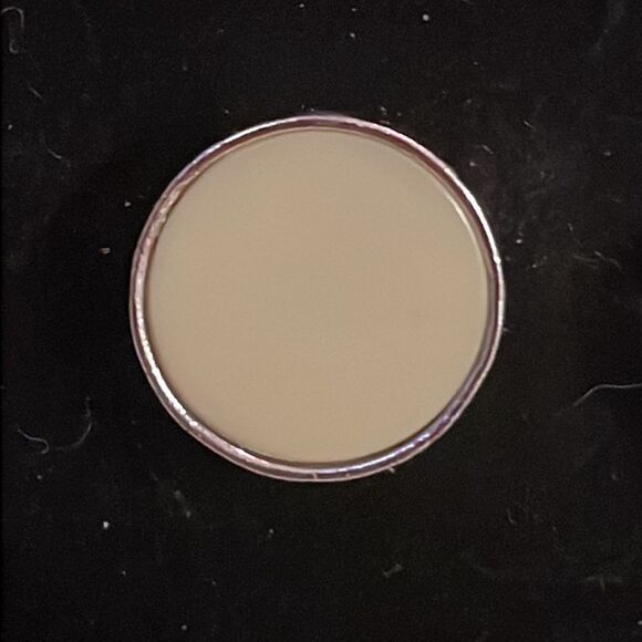 Antique-1910-30-Art Deco round silver tone cream color celluloid snap cuff links - Picture 4 of 11